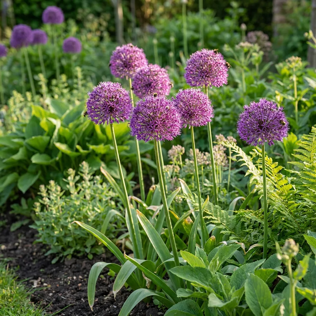 Plant and Stories Purple Sensation ail ornement 30 bulbes violet