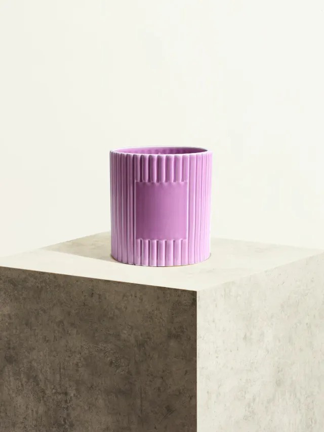 By Charlot Cannelée Lilas Cache-pot 14 cm