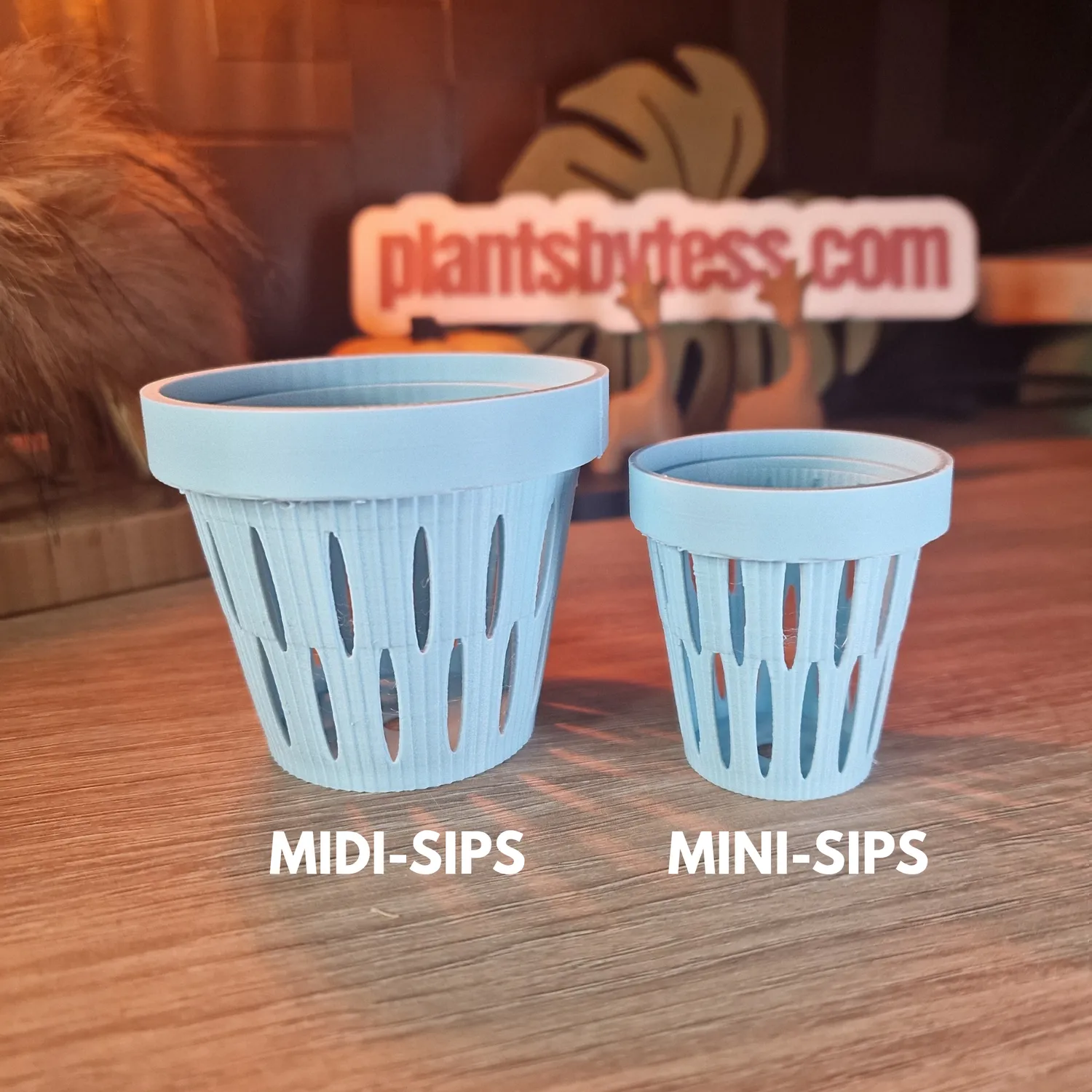 plant.ess Midi Sips pot auto-arrosant 8 cm aéré