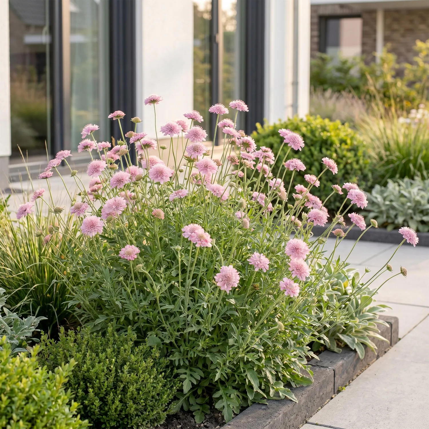 Plant and Stories Pink Mist scabieuse vivace 1 plant rose