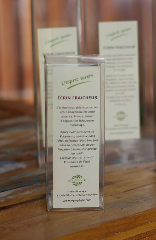 AQUAPHYTE Écrin Fraîcheur housse conservation kokedama