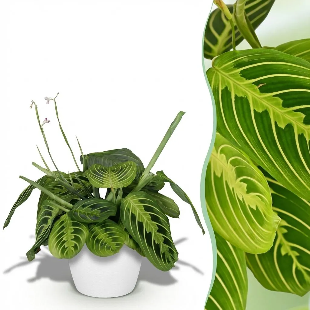 Plant and Stories Maranta Fascinator Lemon Lime plante pot 12 cm pet-friendly