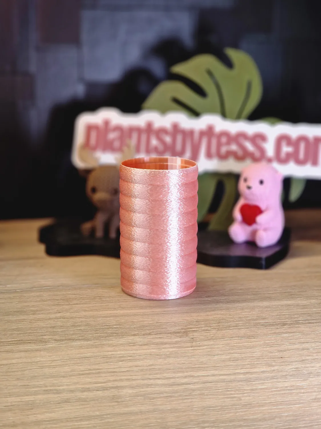 plant.ess Mini Sips cache-pot Marshmallow rose 9cm 3D