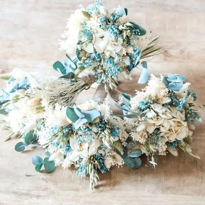 Réconciliation Végétale Bouquet demoiselle d'honneur fleurs séchées