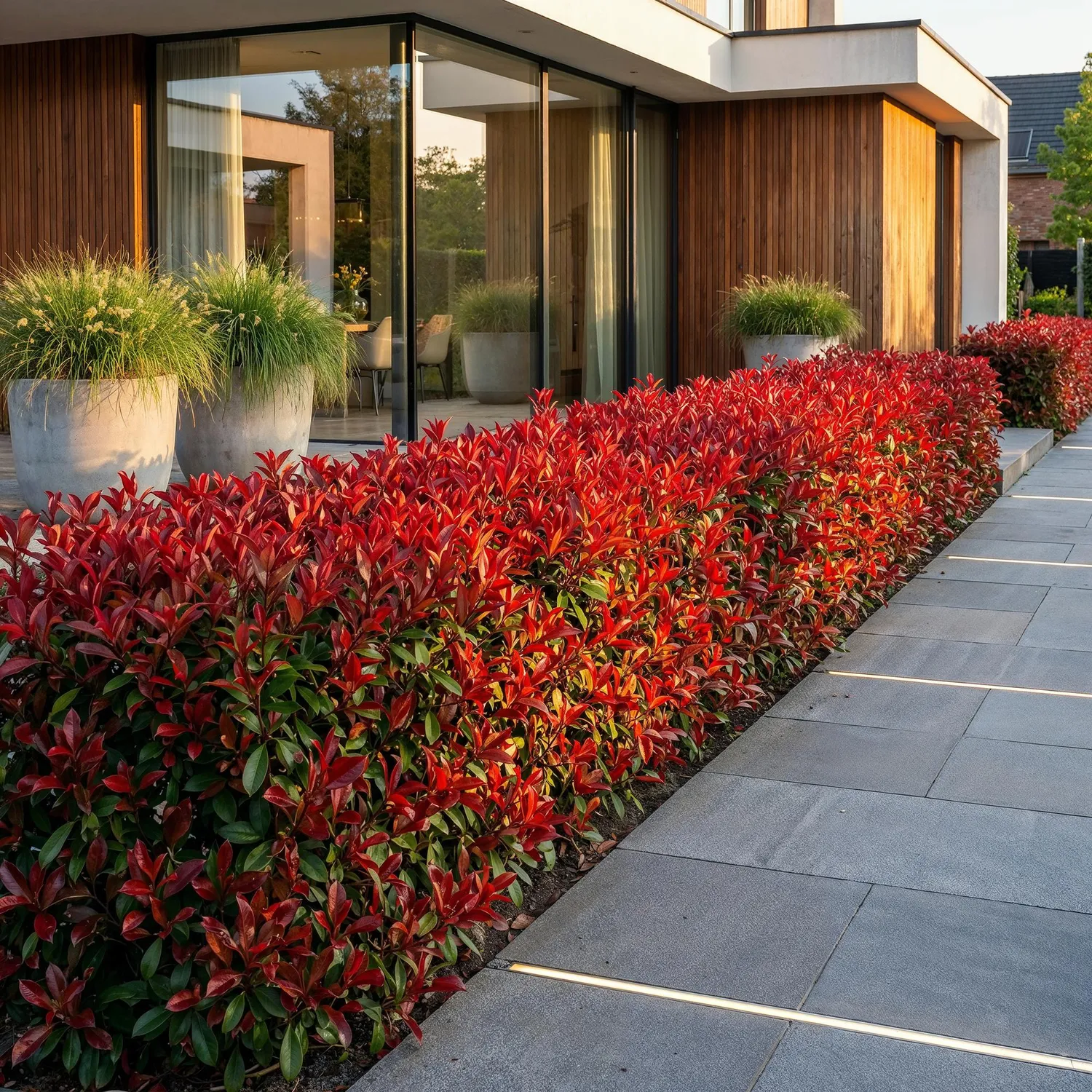 Plant and Stories Photinia Little Red Robin haie 8 plants persistante