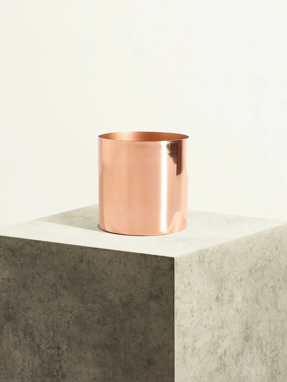 By Charlot Iconiques cache-pot métal 14 cm cuivre brillant