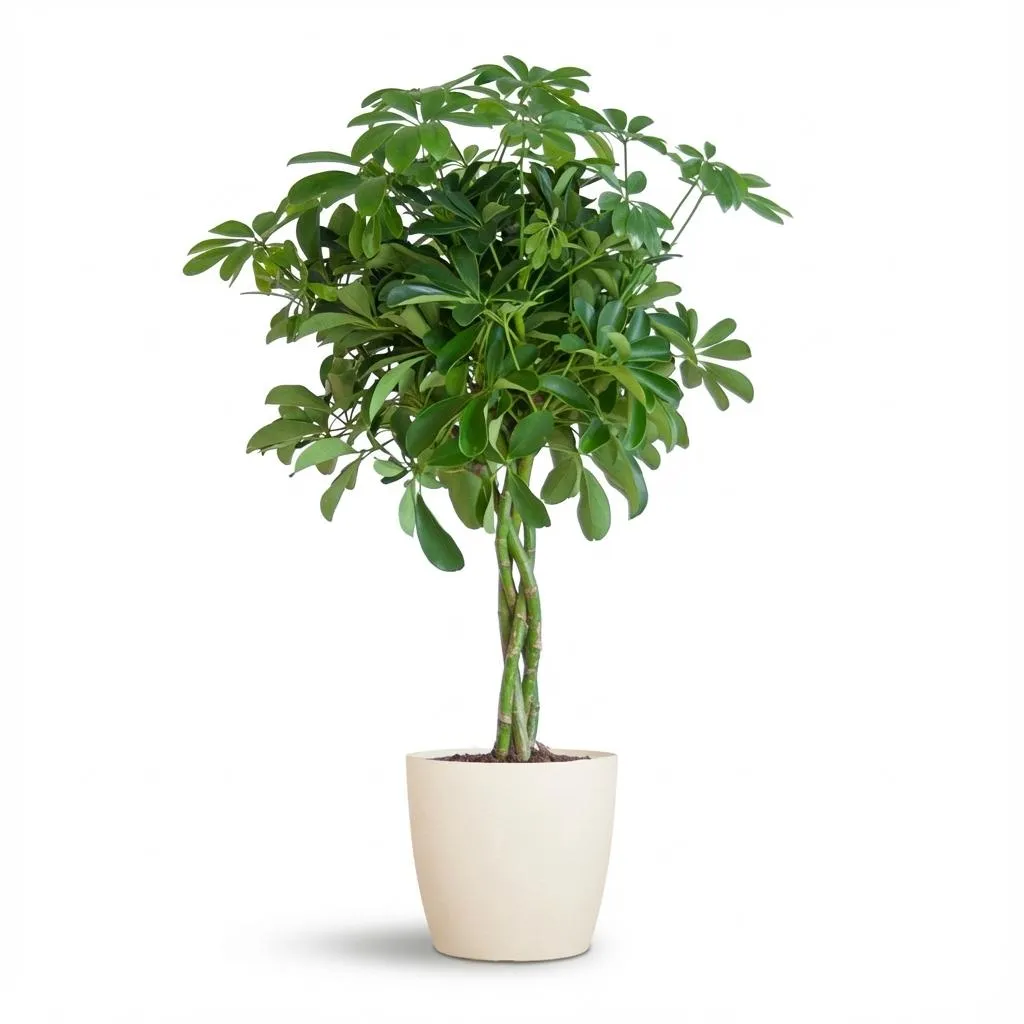 Plant and Stories Nora schefflera 70 cm pot 21 cm gris