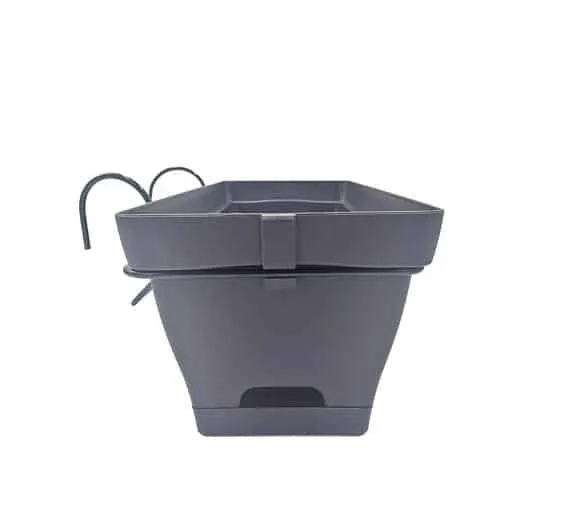 Réconciliation Végétale Jardinière Support jardinière 50 cm gris anthracite