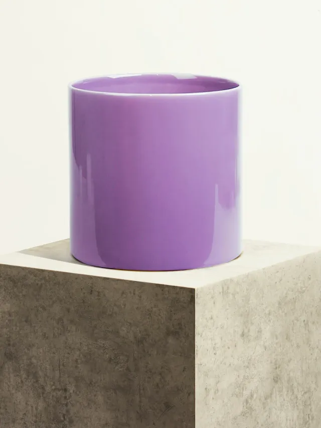 By Charlot Céramique cache-pot XL 24 cm lilas