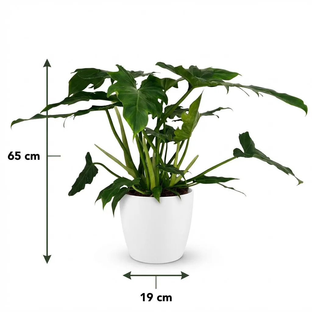 Plant and Stories Philodendron Lacerum plante 65 cm découpée