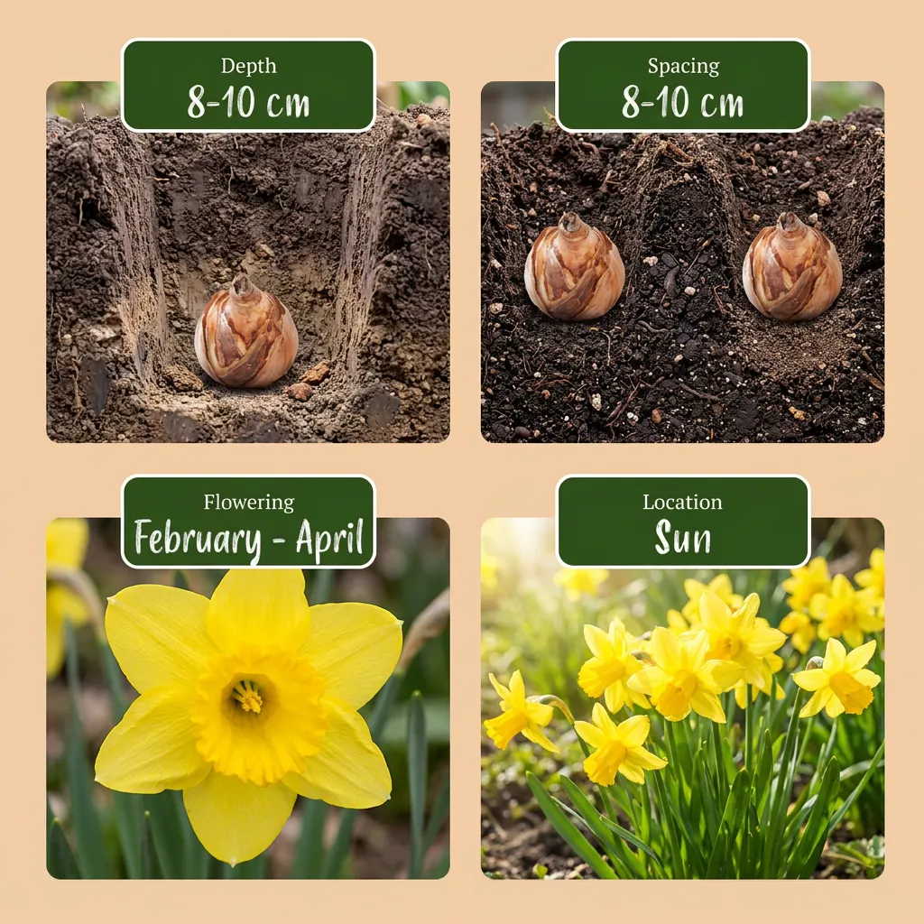 Plant and Stories Narcisse February Gold bulbes 15 floraison février