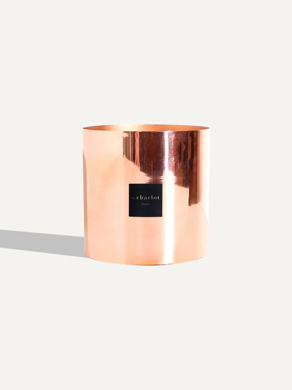 By Charlot Métal verni Cuivre brillant cache-pot 18 cm