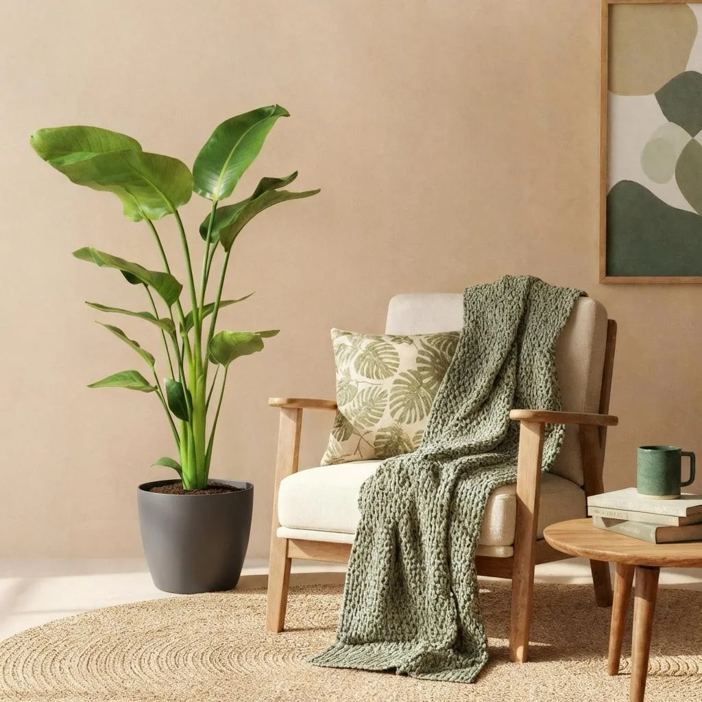 Plant and Stories Strelitzia Nicolai plante XXL pot 17cm verte