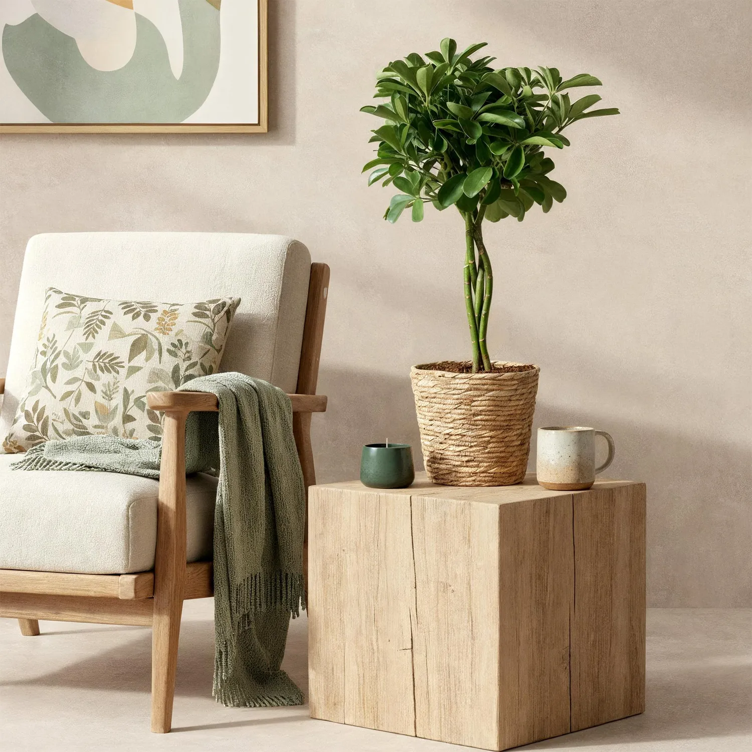 Plant and Stories Nora schefflera plante d'intérieur 70 cm lustré
