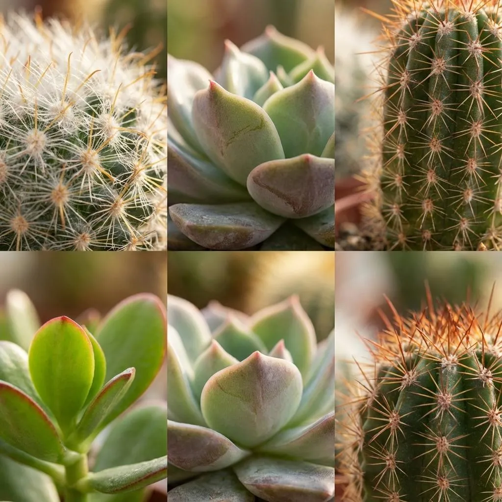 Plant and Stories Mini Mélange cactus succulentes pot 8 cm 6 plantes