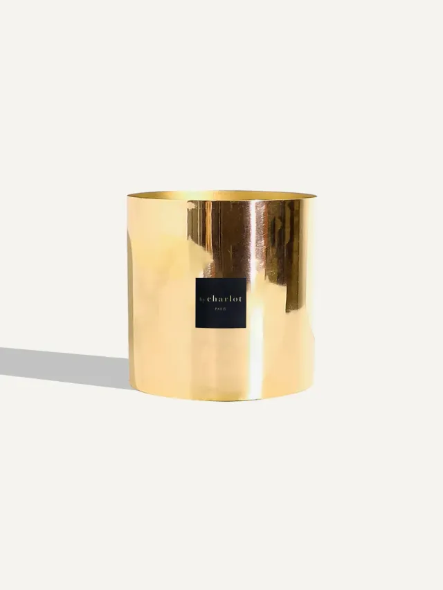 By Charlot Iconiques cache-pot laiton Or brillant 18 cm