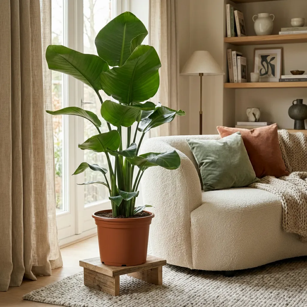 Plant and Stories Strelitzia Nicolai plante 19 cm 80-90 cm géante