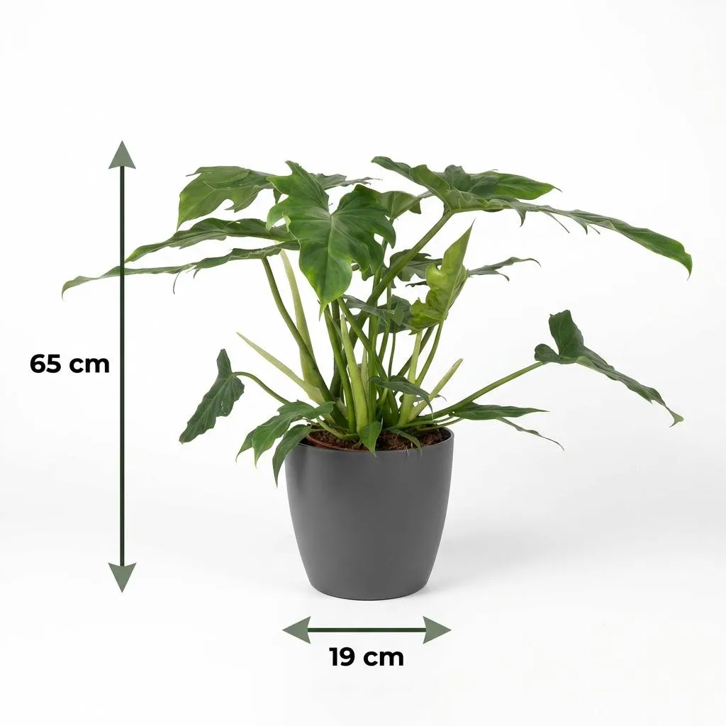 Plant and Stories Philodendron Lacerum plante 65 cm découpée