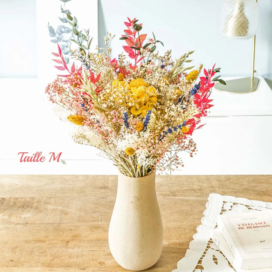 Réconciliation Végétale Marie bouquet fleurs séchées jaune