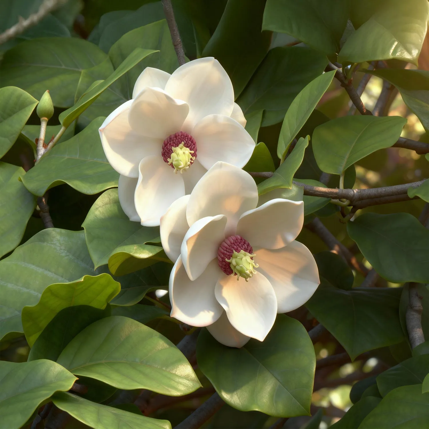 Plant and Stories Magnolia Grandiflora arbuste pot 12cm blanc