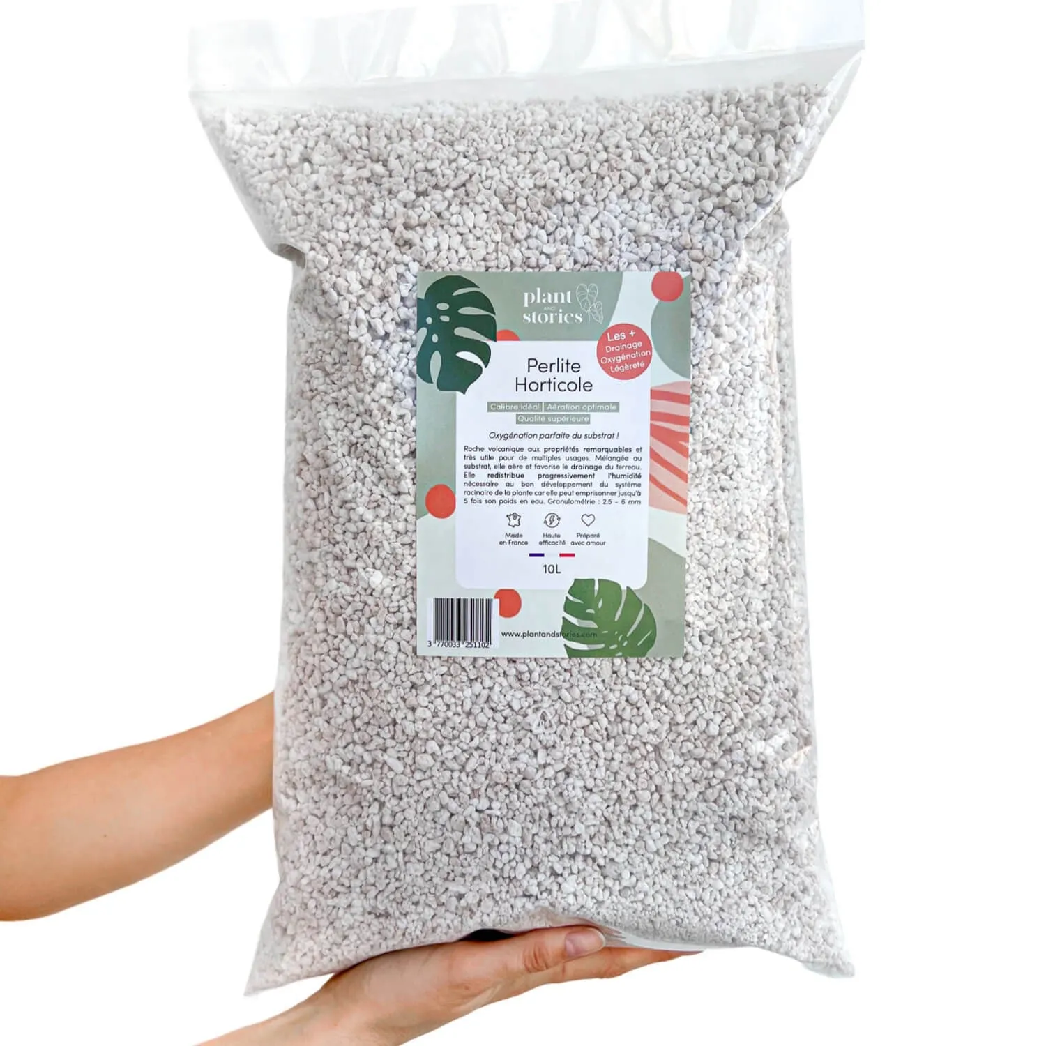 Plant and Stories perlite horticole substrat drainant 4L