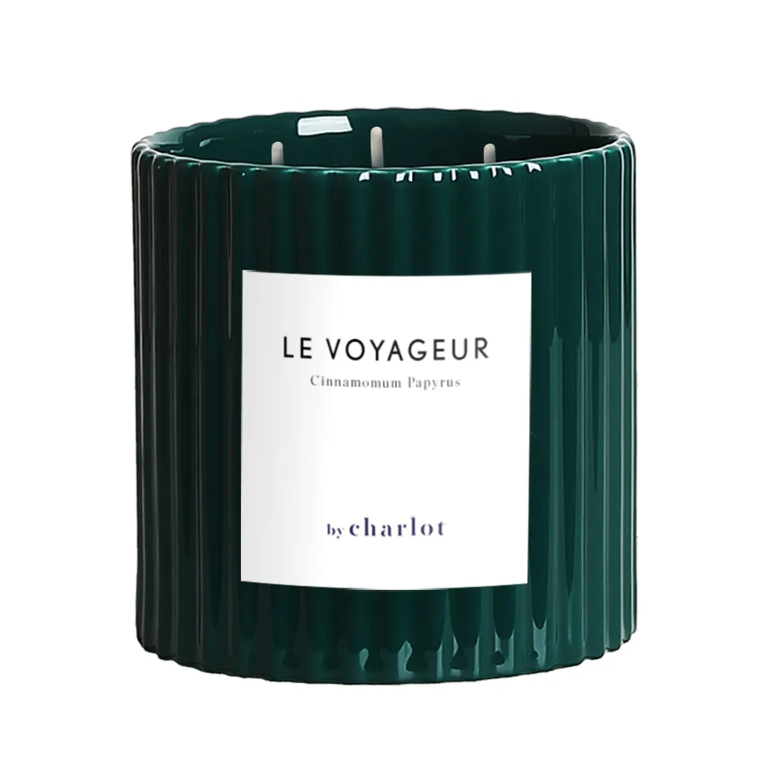 By Charlot Le Voyageur bougie parfumée 510 g 3 mèches