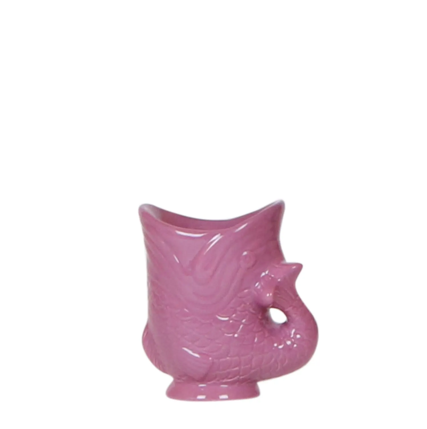 Plant and Stories cache-pot poisson céramique 6 cm jaune