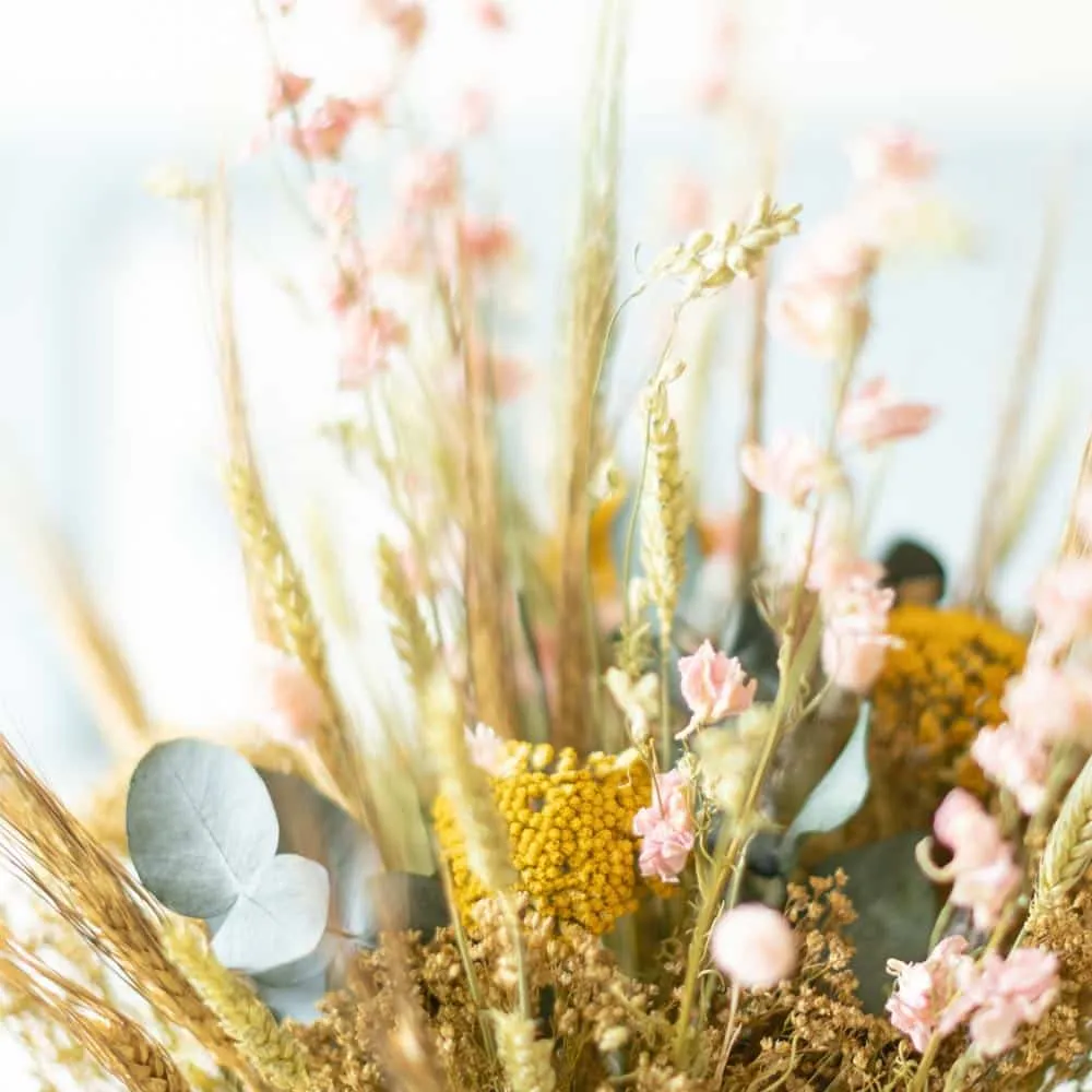 Réconciliation Végétale Lou bouquet fleurs séchées rose champêtre