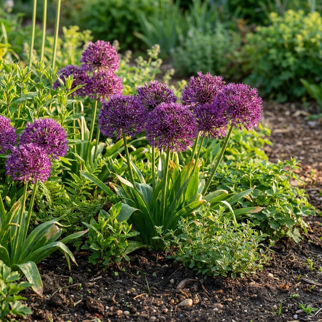 Plant and Stories Allium Miami ail ornement 30 bulbes violet