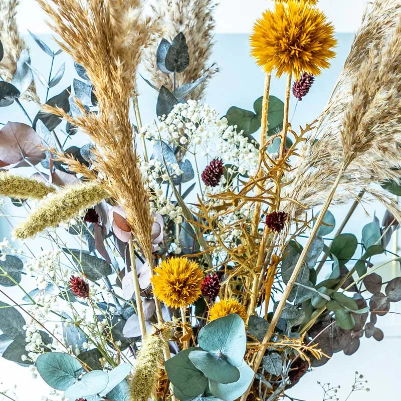 Réconciliation Végétale Paulette bouquet fleurs séchées chardons