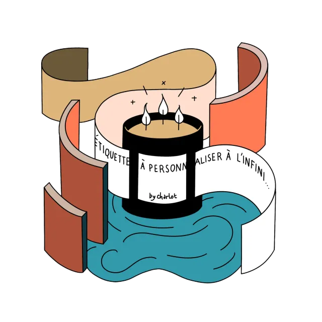 By Charlot Personnalisation S cache-pot céramique cœur