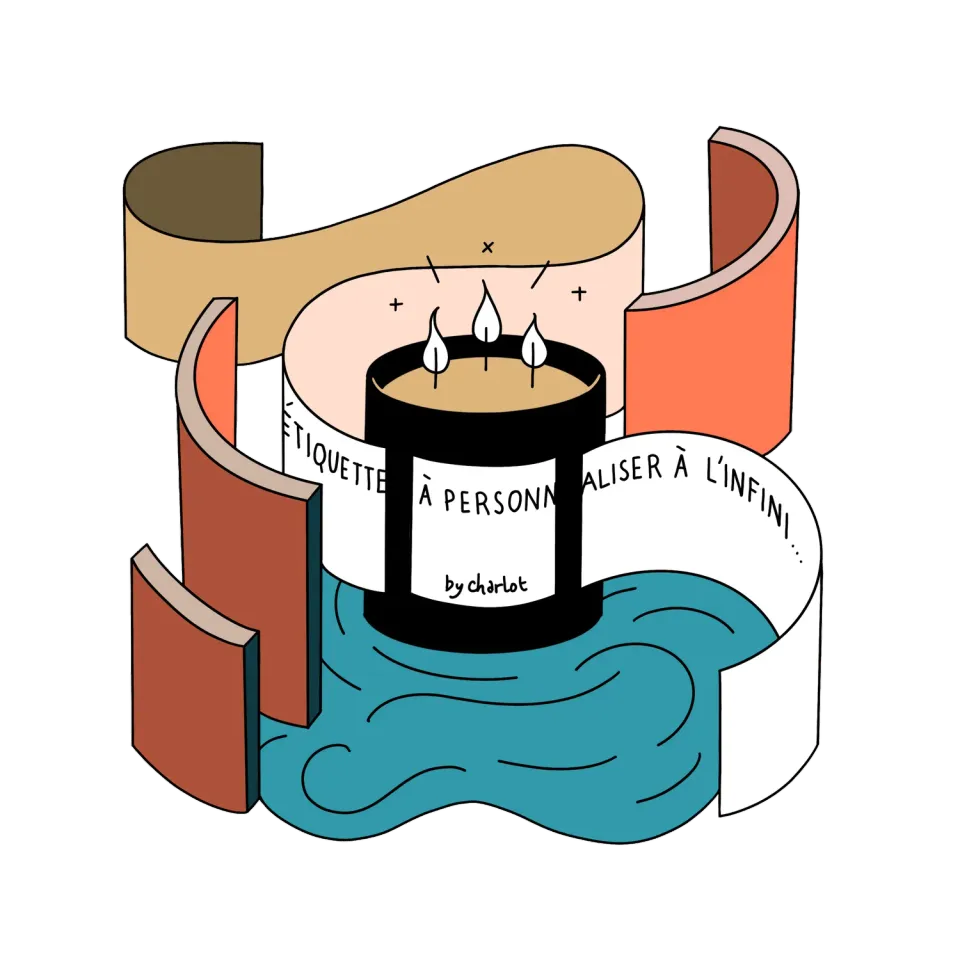 By Charlot Personnalisation S cache-pot céramique cœur