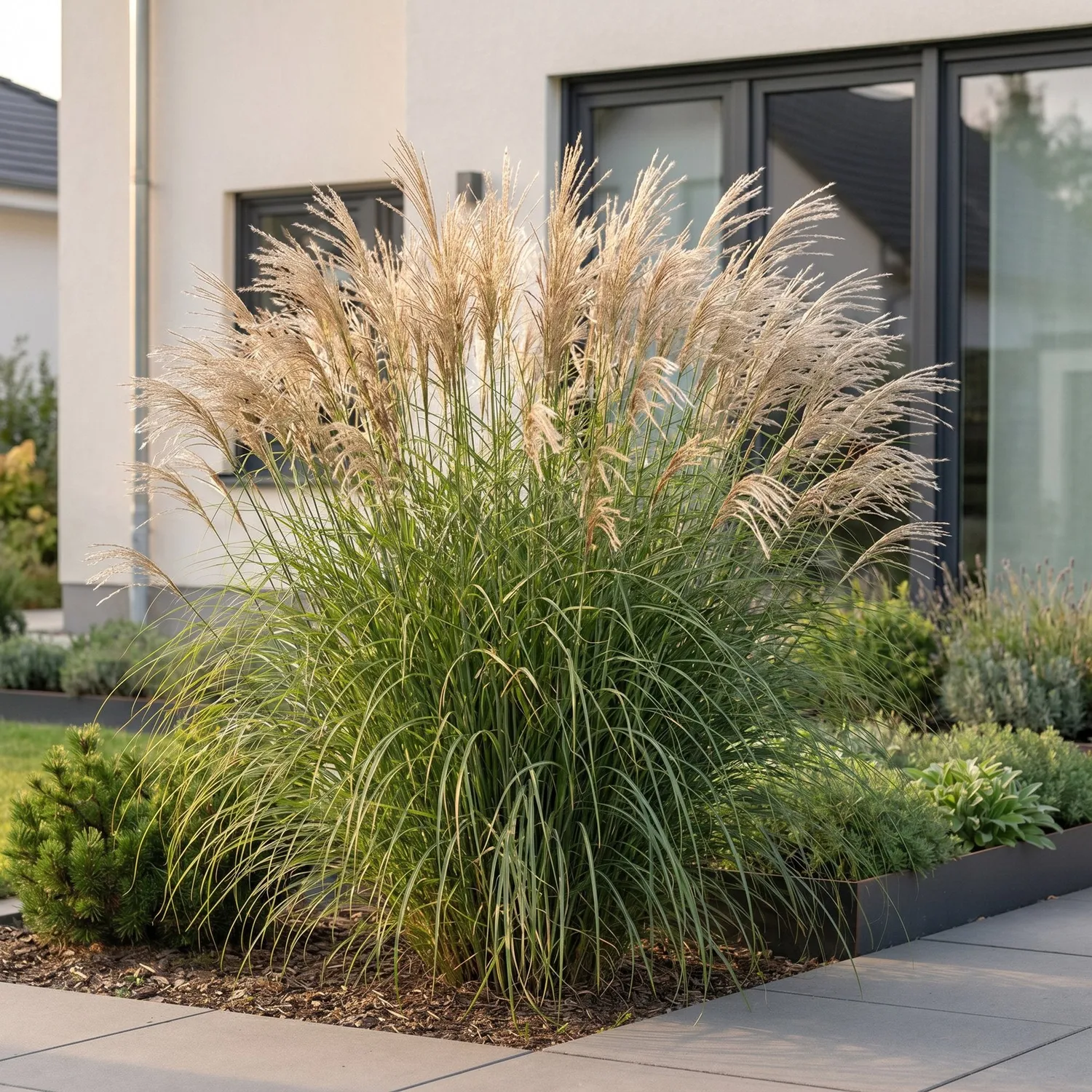 Plant and Stories Miscanthus Gracillimus graminée pot 11cm lot 6 plants
