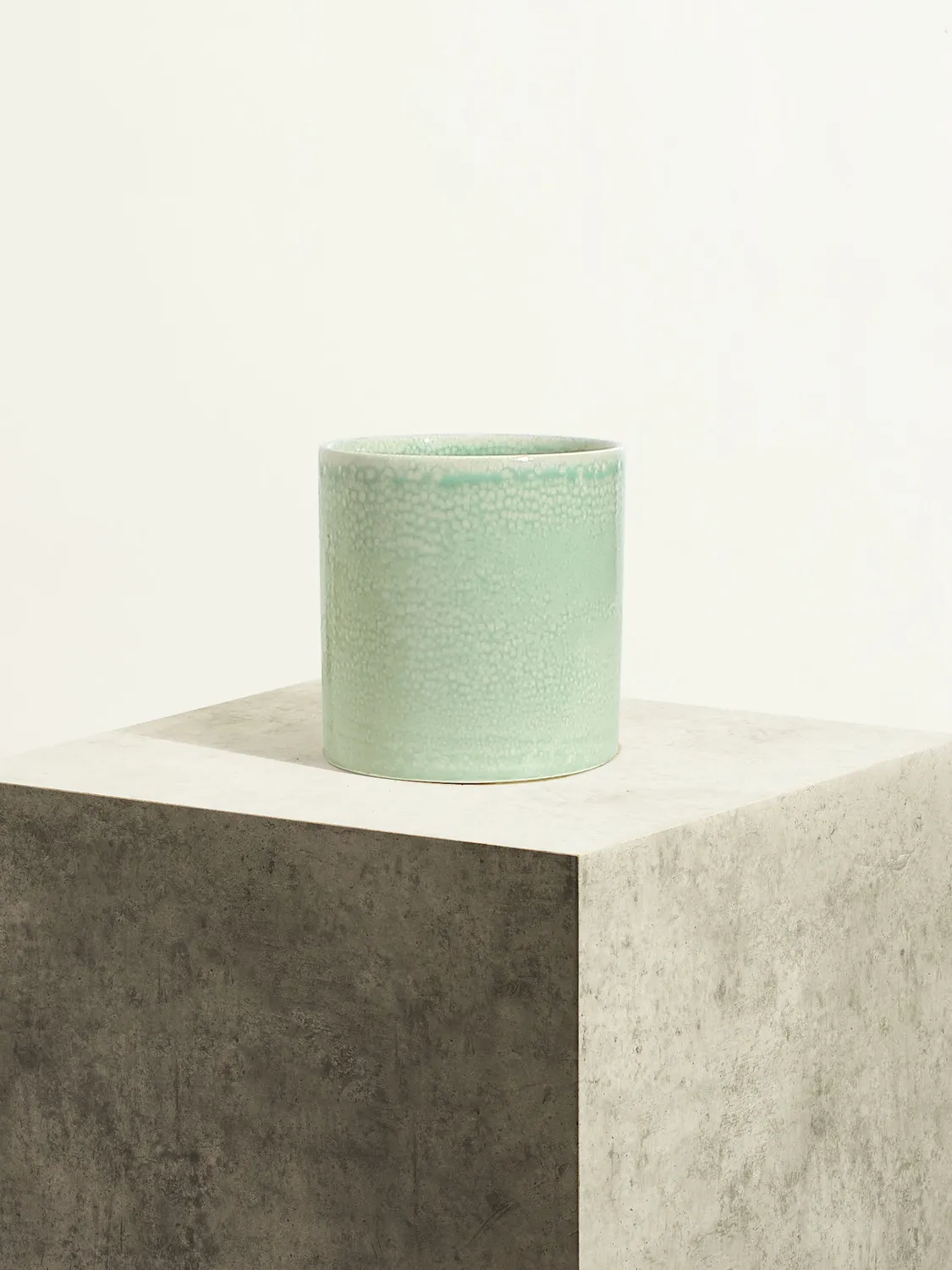 By Charlot Pot céramique cache-pot 14 cm bleu ceylan