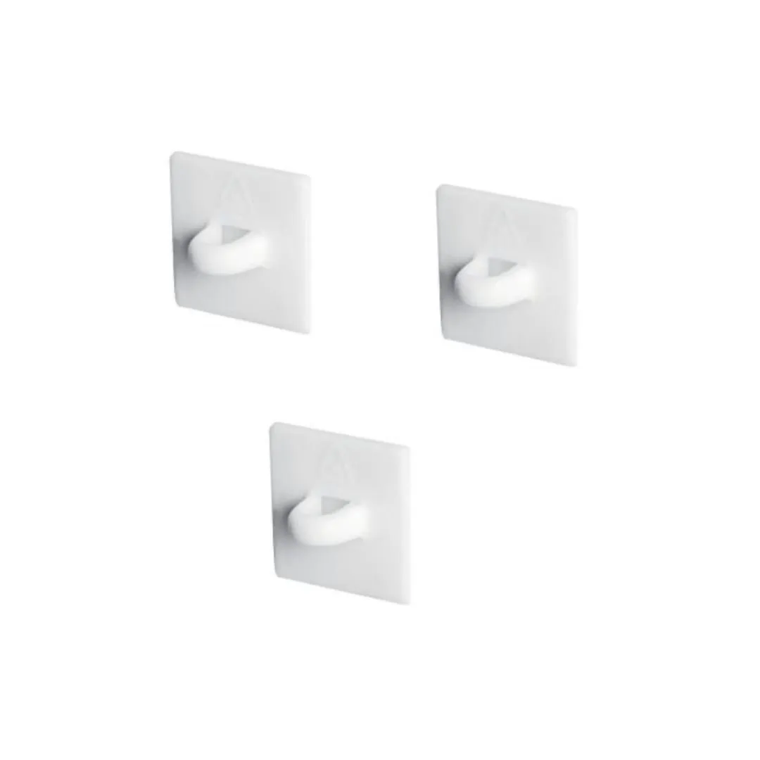 Airplantshop crochets adhésifs plafond lot de 3 transparent