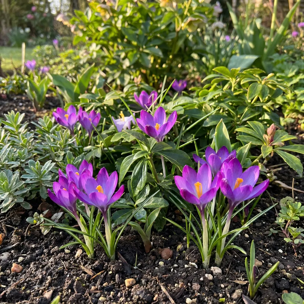 Plant and Stories Crocus Ruby Giant bulbes 100 bulbes violet