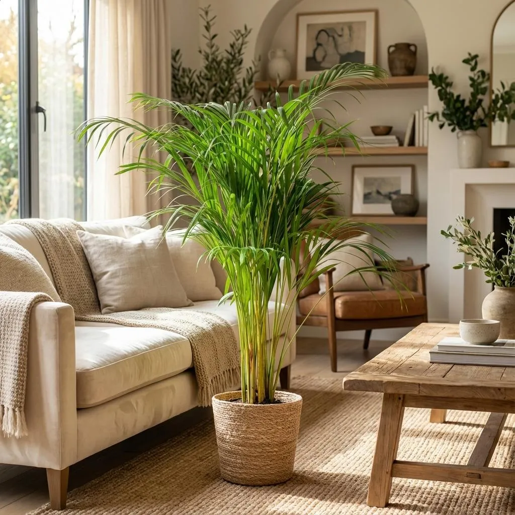 PLANT AND STORIES Dypsis Lutescens Areca palmier pot 21 cm 90 cm