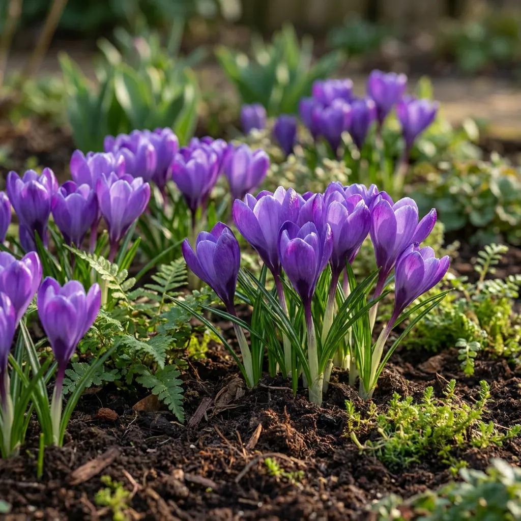 Plant and Stories Crocus mélange bleu bulbes 60 calibre 7/8