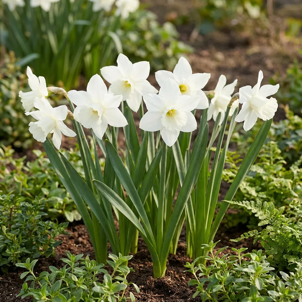 Plant and Stories narcisse botanique blanc bulbes 30 blanc pur