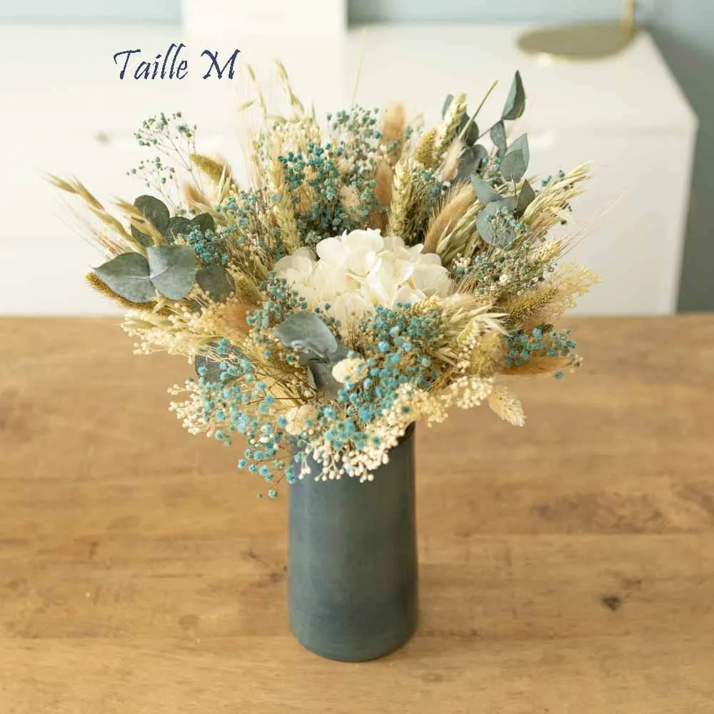 Réconciliation Végétale Clémence bouquet fleurs séchées blanc S