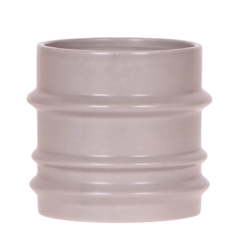 Plant and Stories cache-pot céramique épuré 9 cm blanc mat