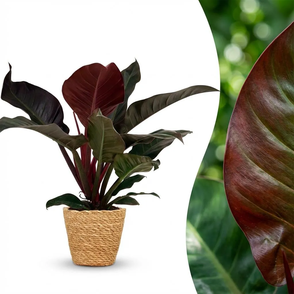 Plant and Stories Philodendron Imperial Red plante pot 19 cm