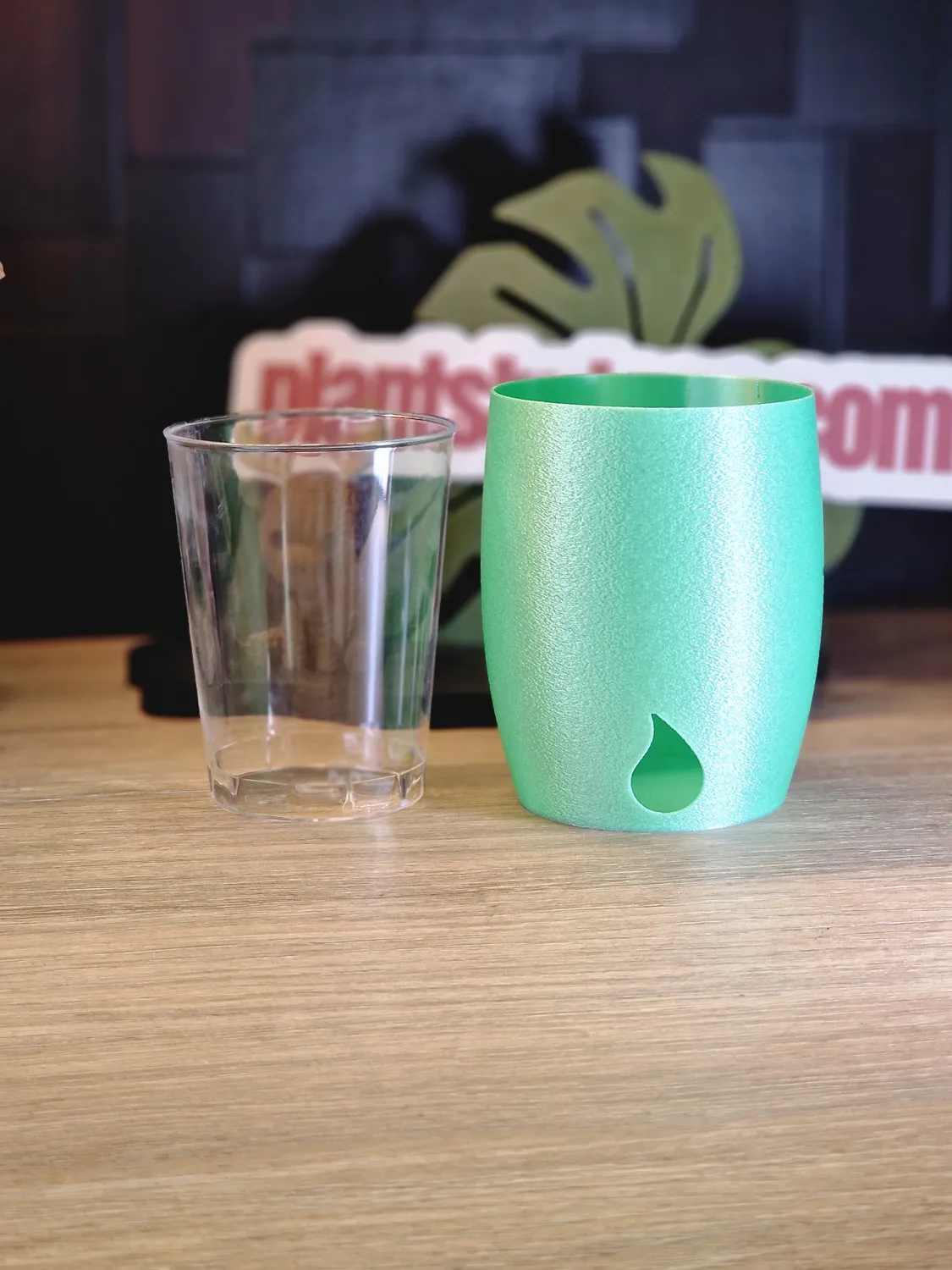 plant.ess MIDI SIPS cache-pot 10x9 cm Champagne Silk imprimé 3D