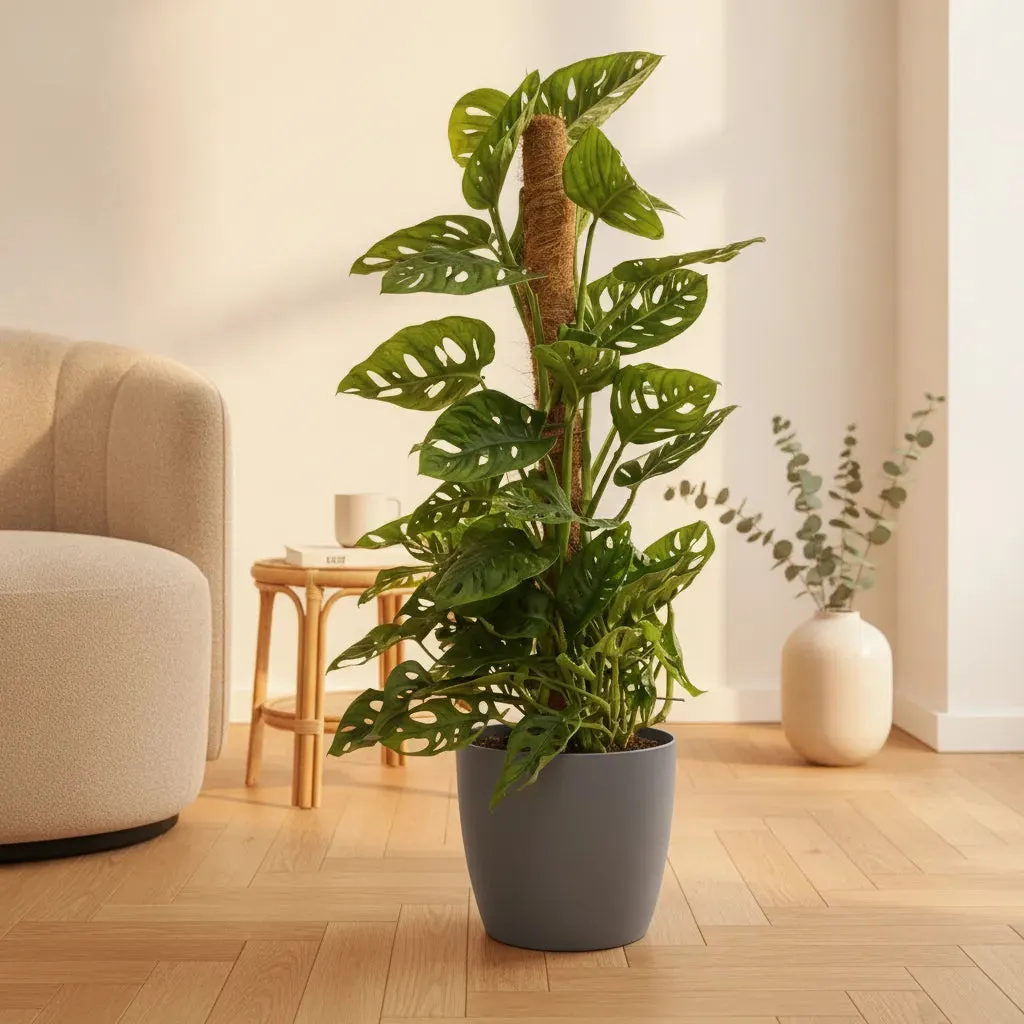 Plant and Stories Monstera Adansonii Monkey Mask plante 90cm tuteur coco