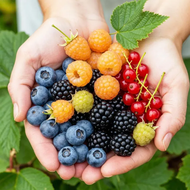 Plant and Stories Petits Fruits Tricolore fruitier 4 plants assorti