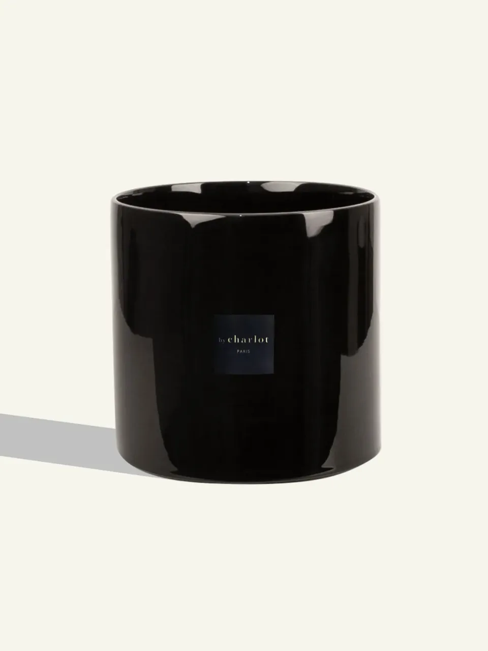 By Charlot Noir réglisse cache-pot céramique 24 cm XL noir