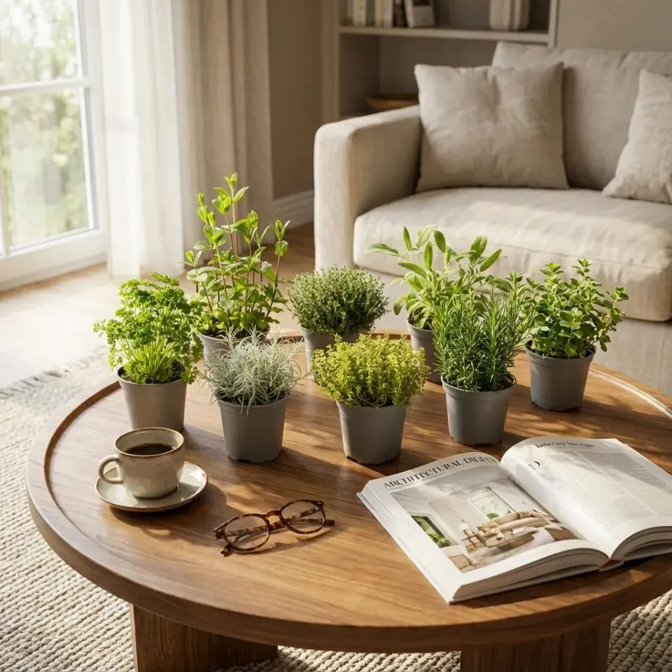 Plant and Stories Mélange Herbes Aromatiques Lot 8 Pot 12cm