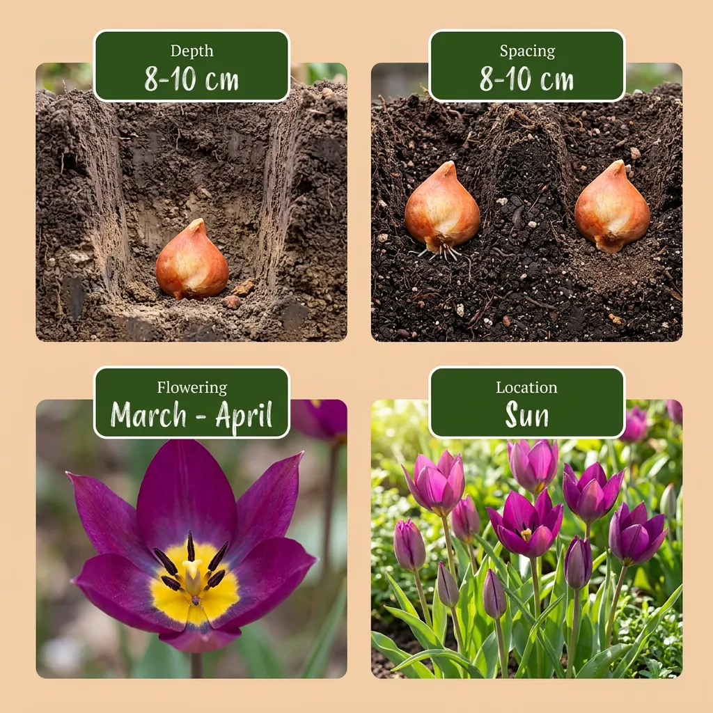 Plant and Stories Tulipe Persian Pearl bulbes 25 bulbes rose