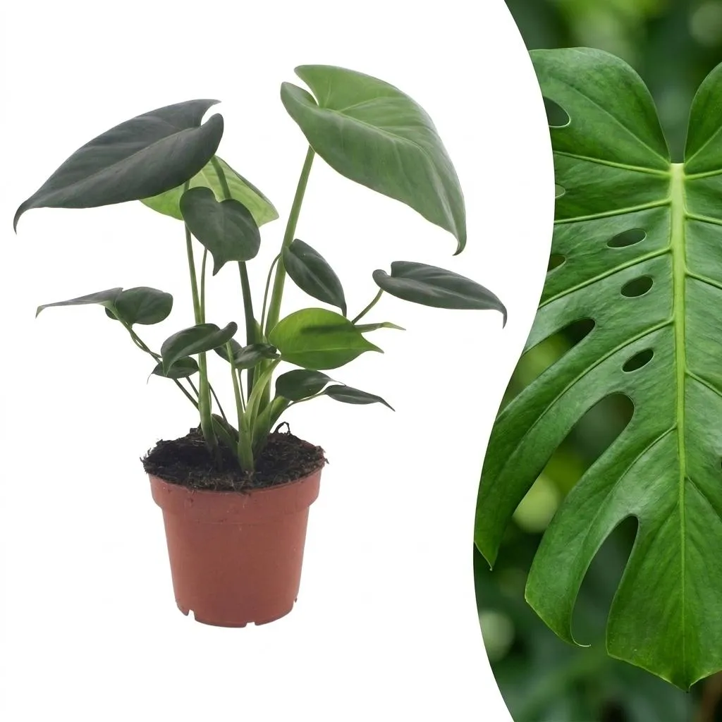 Plant and Stories Monstera Deliciosa plante d'intérieur 12cm 1 plante