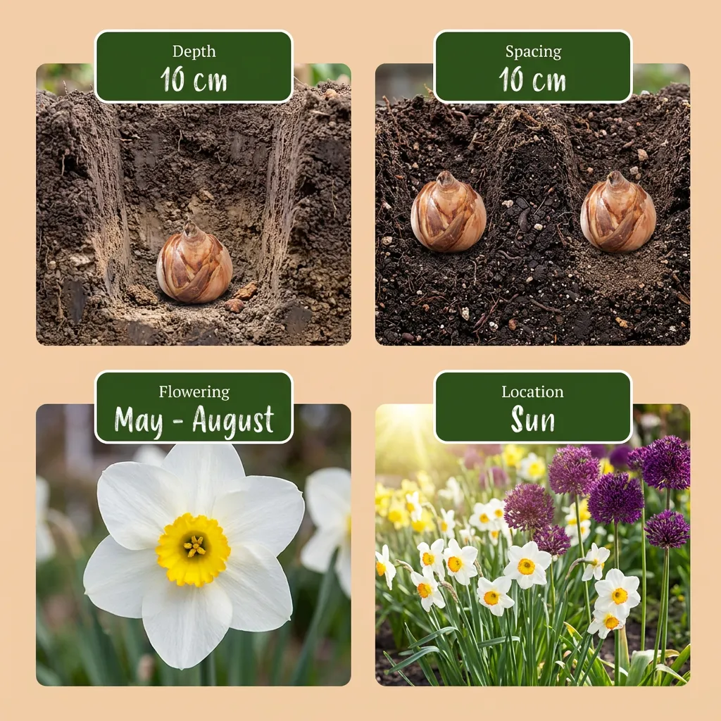 Plant and Stories mélange jardin sec bulbes fleurs 35 bulbes plein soleil